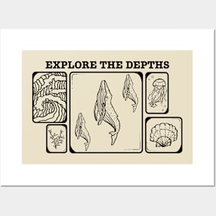 Explore The Depths Posters and Art